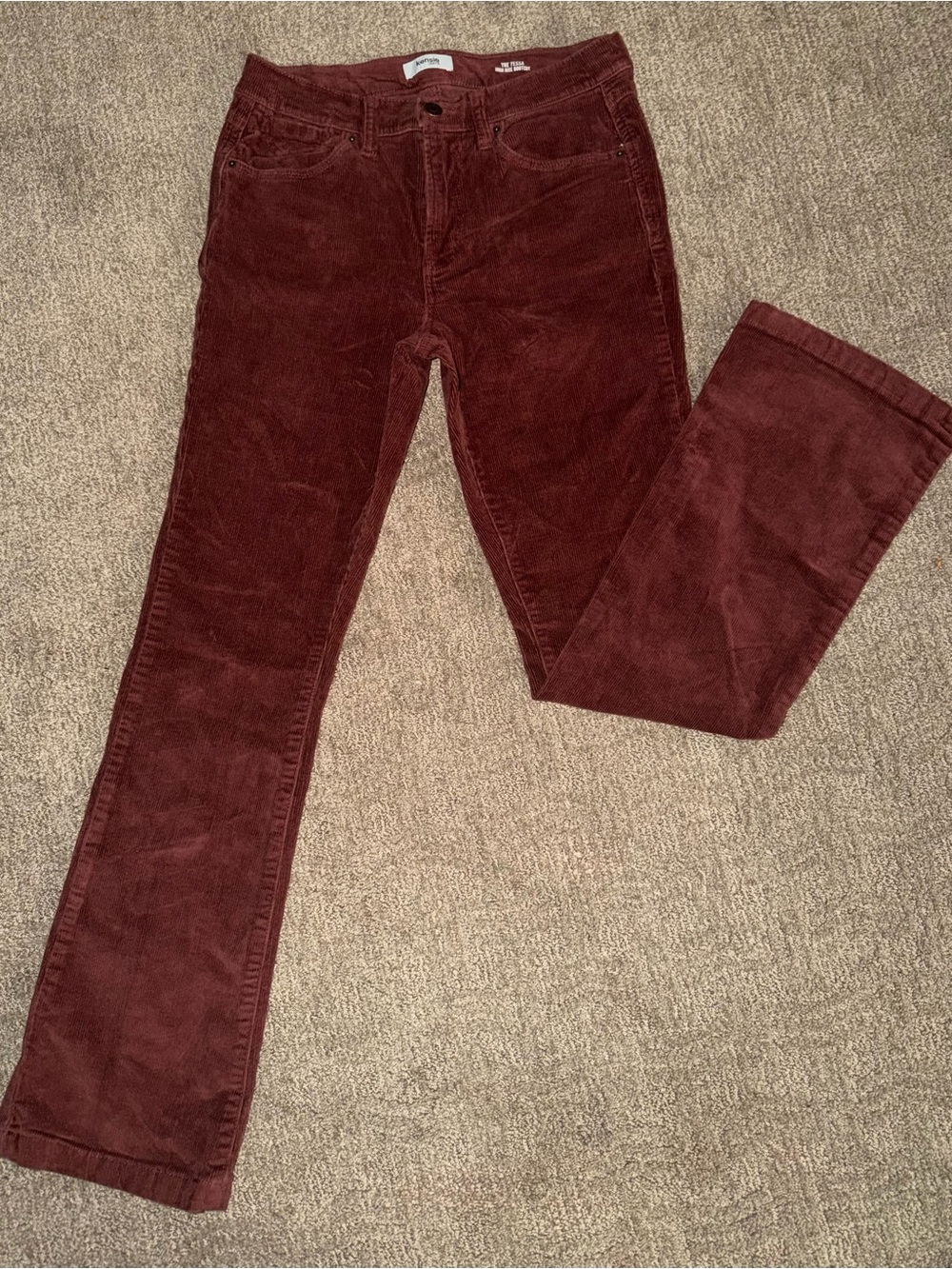 Kensie The Tessa High Rise Bootcut Corduroy Pants